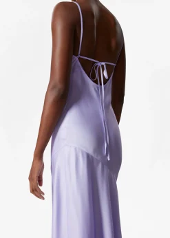 & Other Stories Midi-Trägerkleid aus Satin