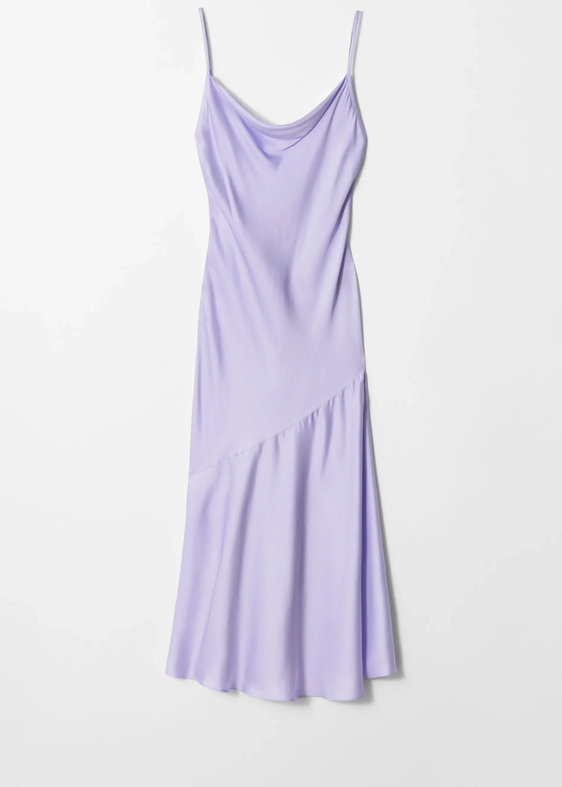 & Other Stories Midi-Trägerkleid aus Satin