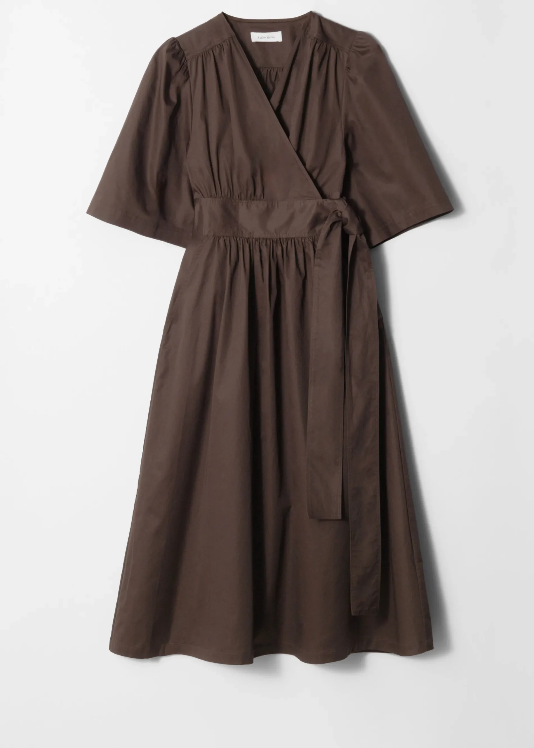 & Other Stories Midi-Wickelkleid