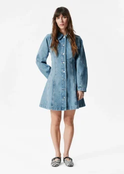 & Other Stories Mini-Hemdkleid aus Denim