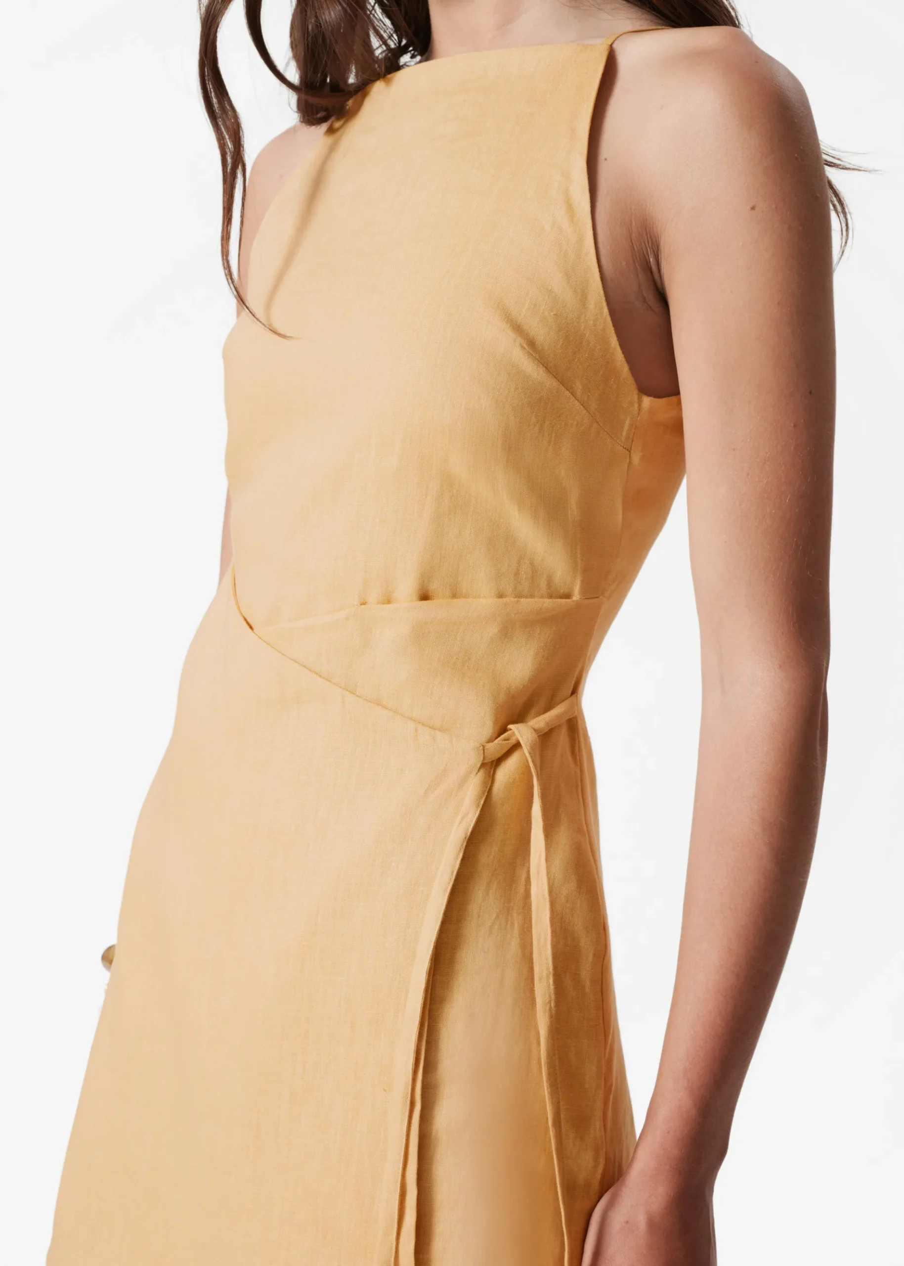 & Other Stories Minikleid aus Leinen
