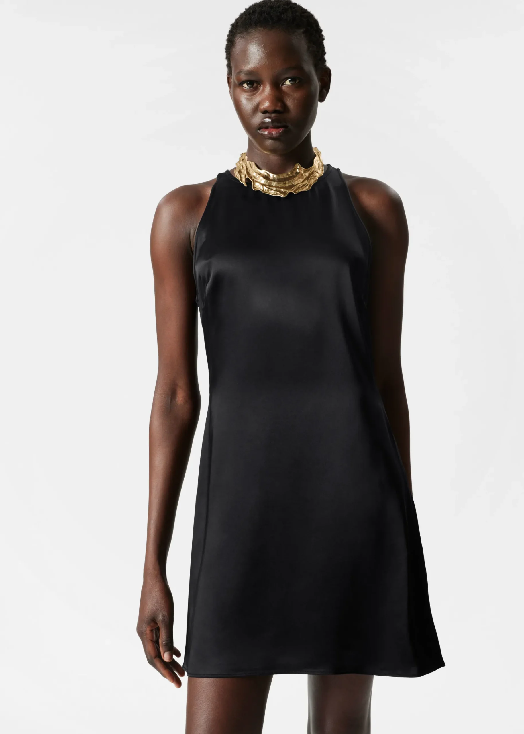& Other Stories Minikleid aus Satin