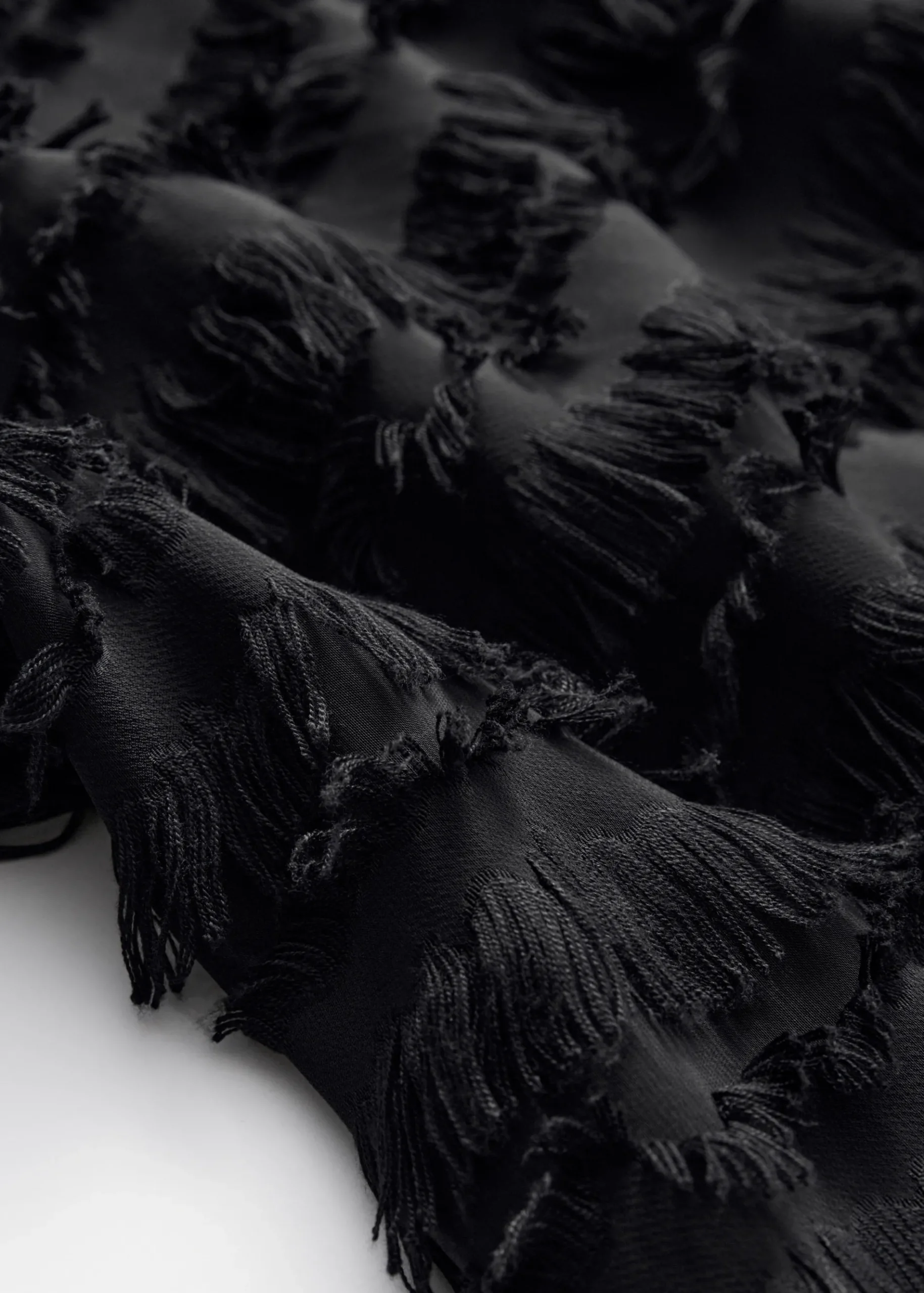 & Other Stories Minikleid mit Fransen