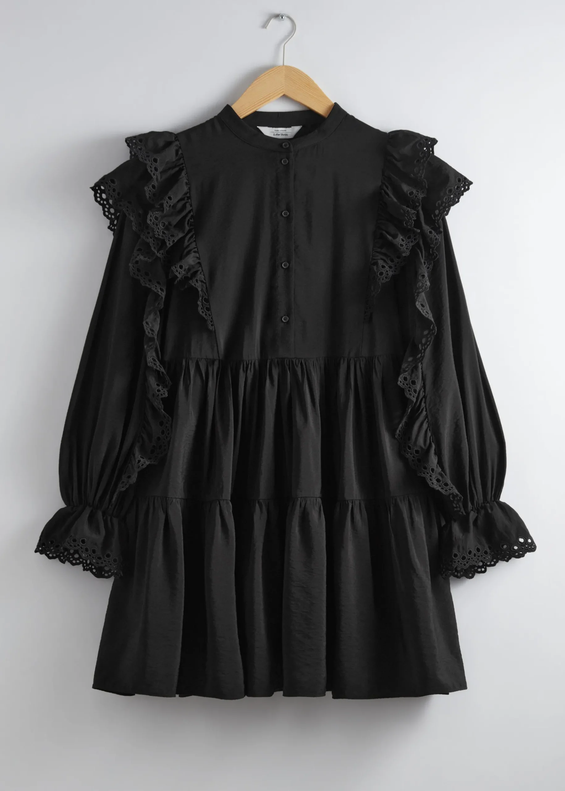 & Other Stories Minikleid mit Rüschen