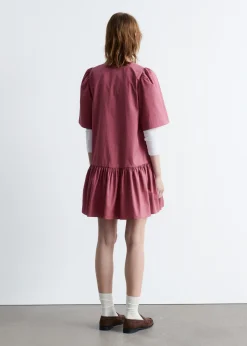 & Other Stories Minikleid mit Schößchen