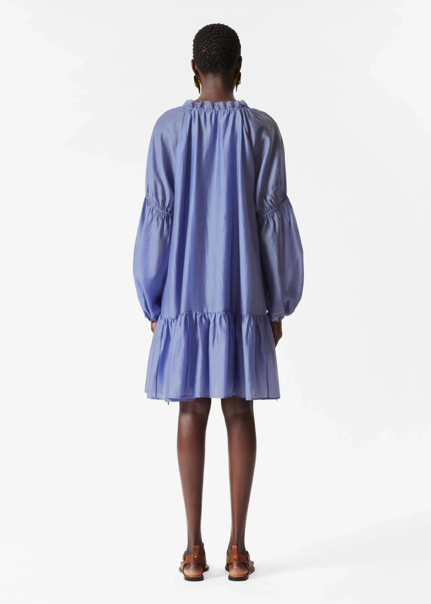 & Other Stories Minikleid mit Volants
