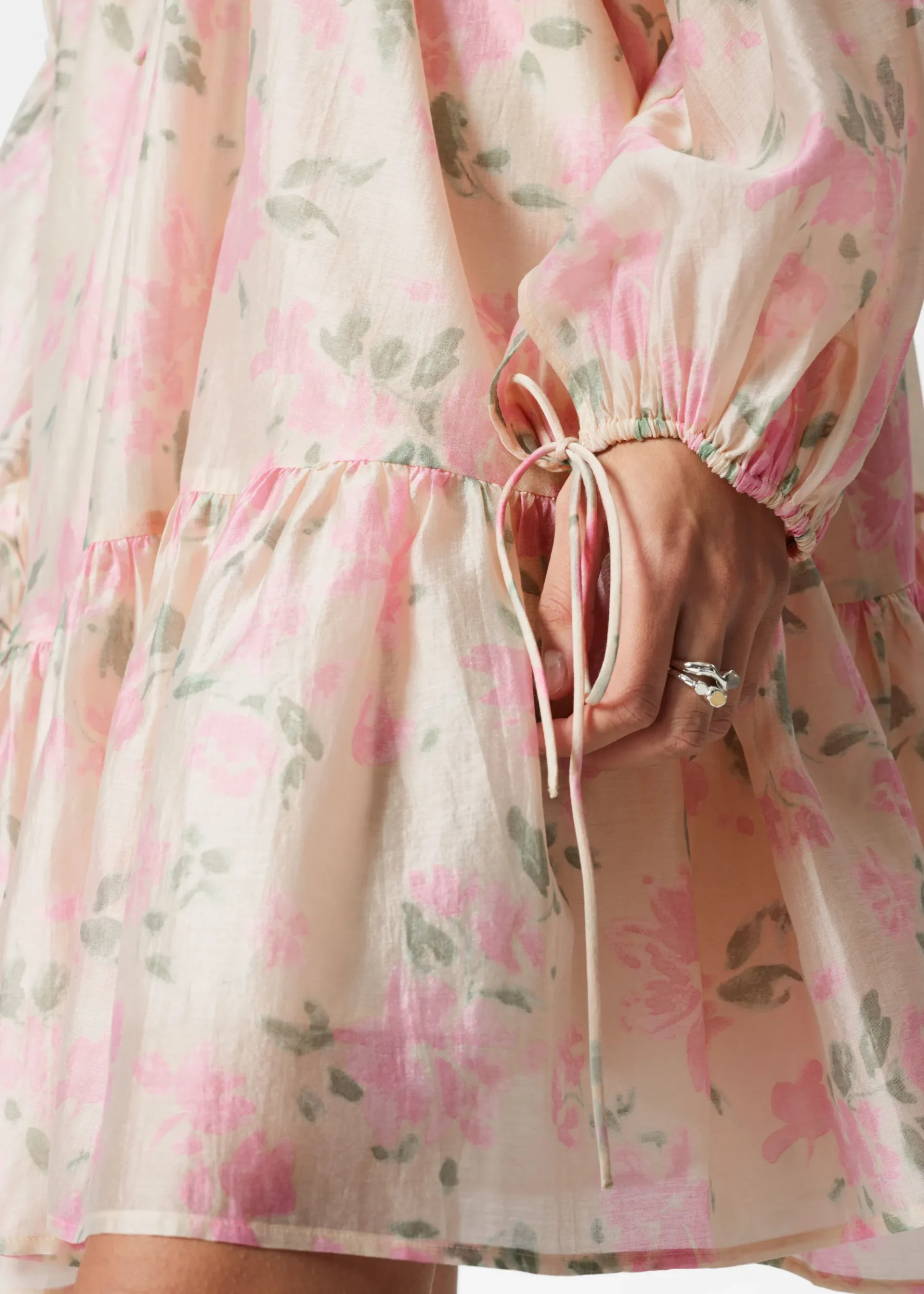 & Other Stories Minikleid mit Volants