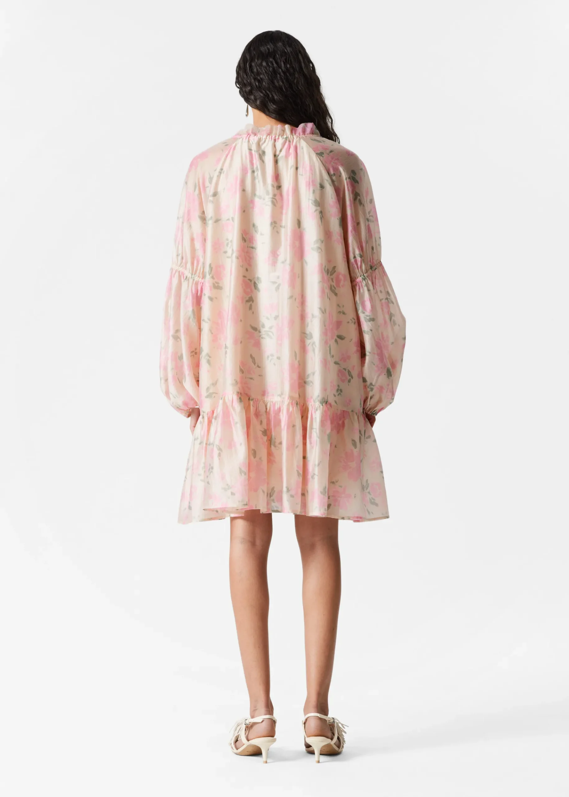 & Other Stories Minikleid mit Volants