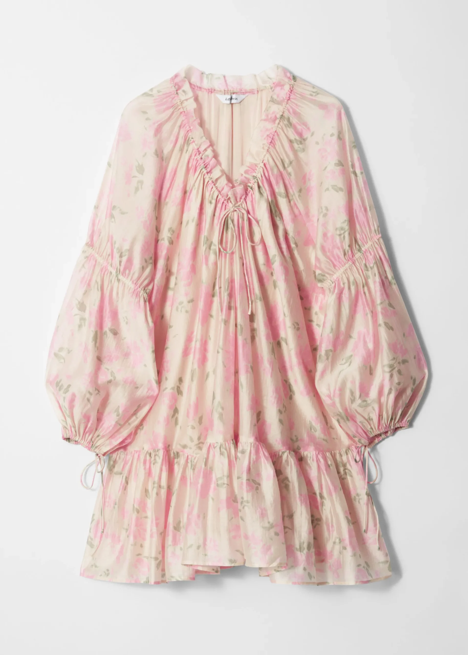 & Other Stories Minikleid mit Volants