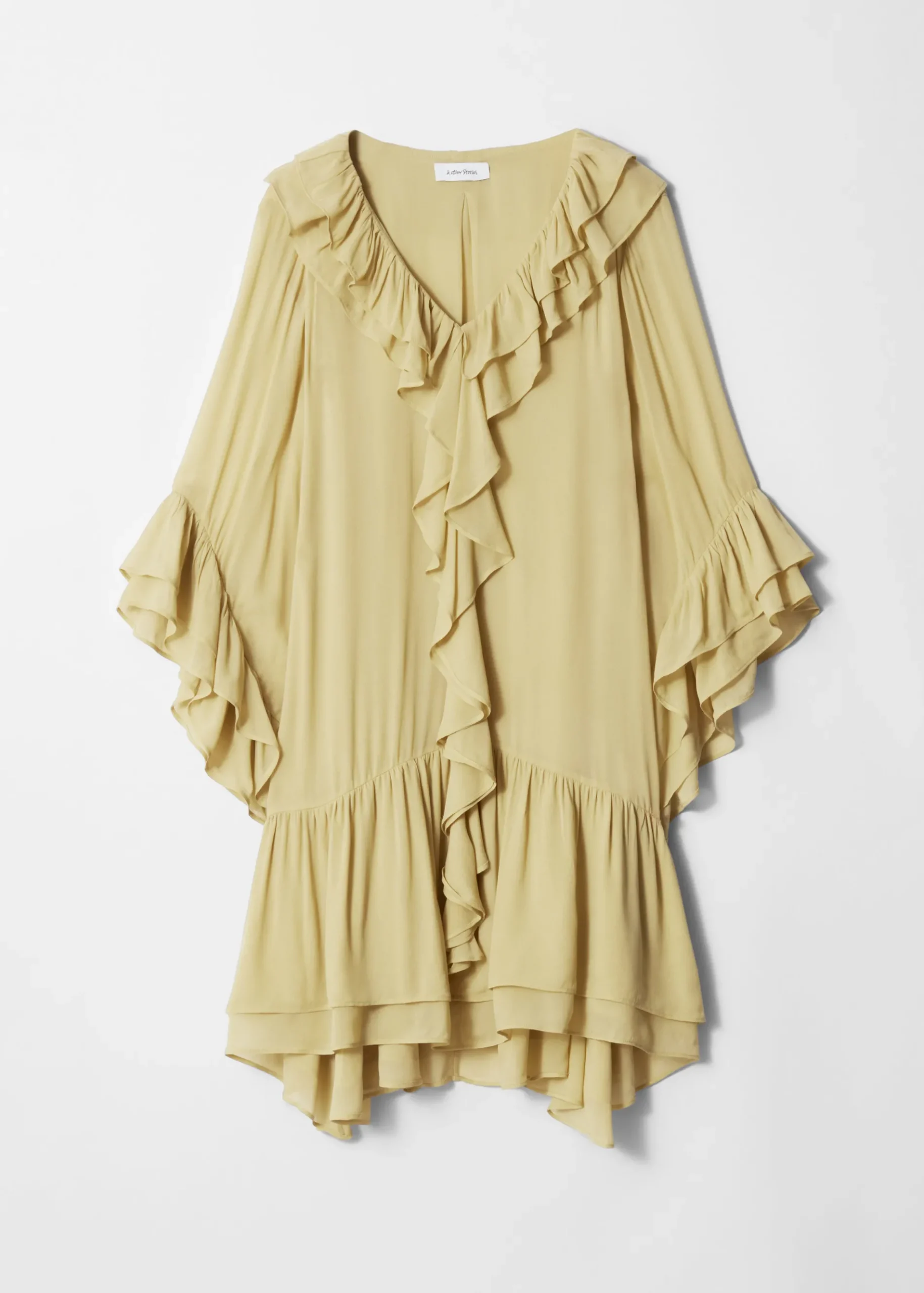 & Other Stories Minikleid mit Volants