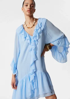 & Other Stories Minikleid mit Volants