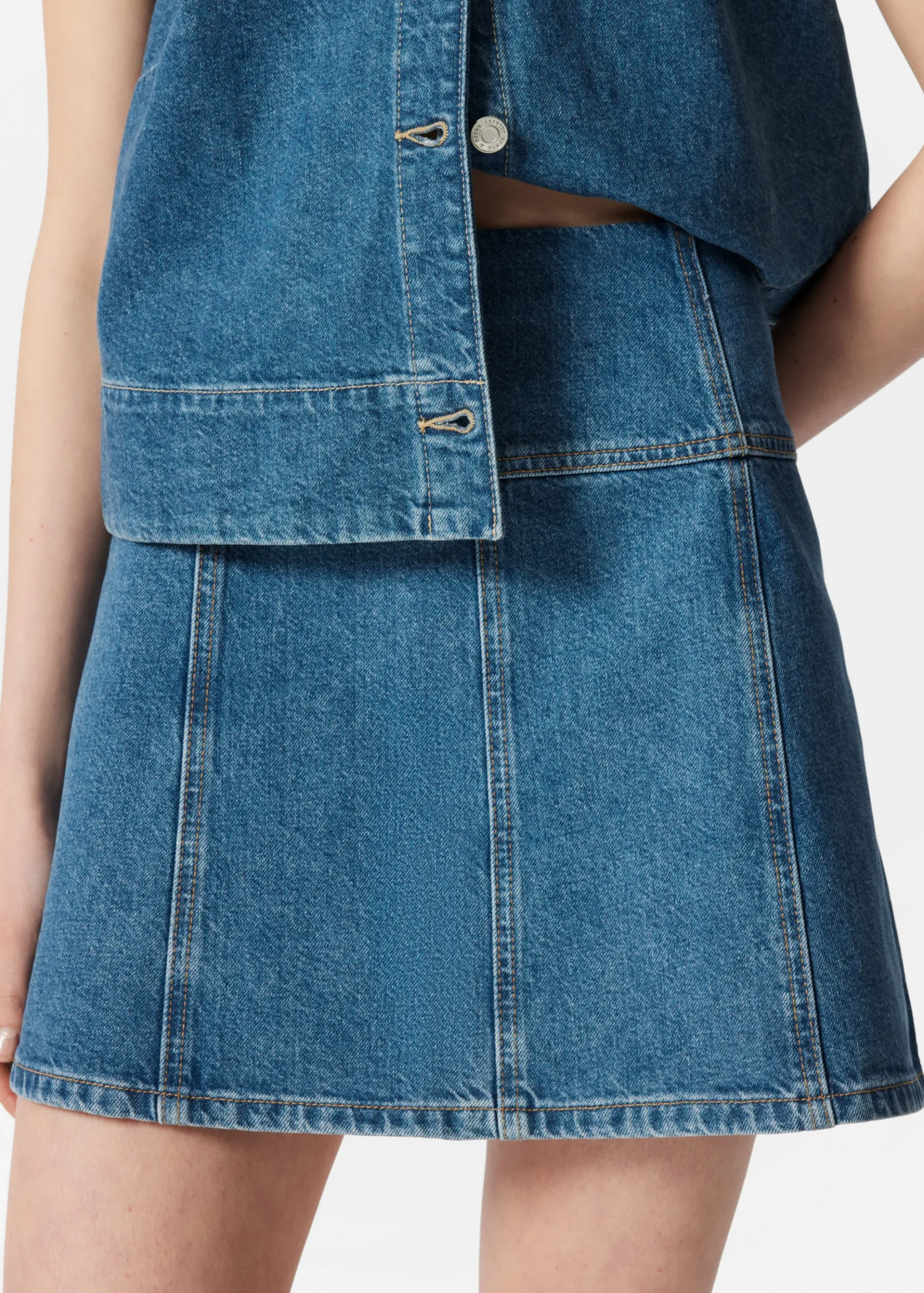 & Other Stories Minirock aus Denim