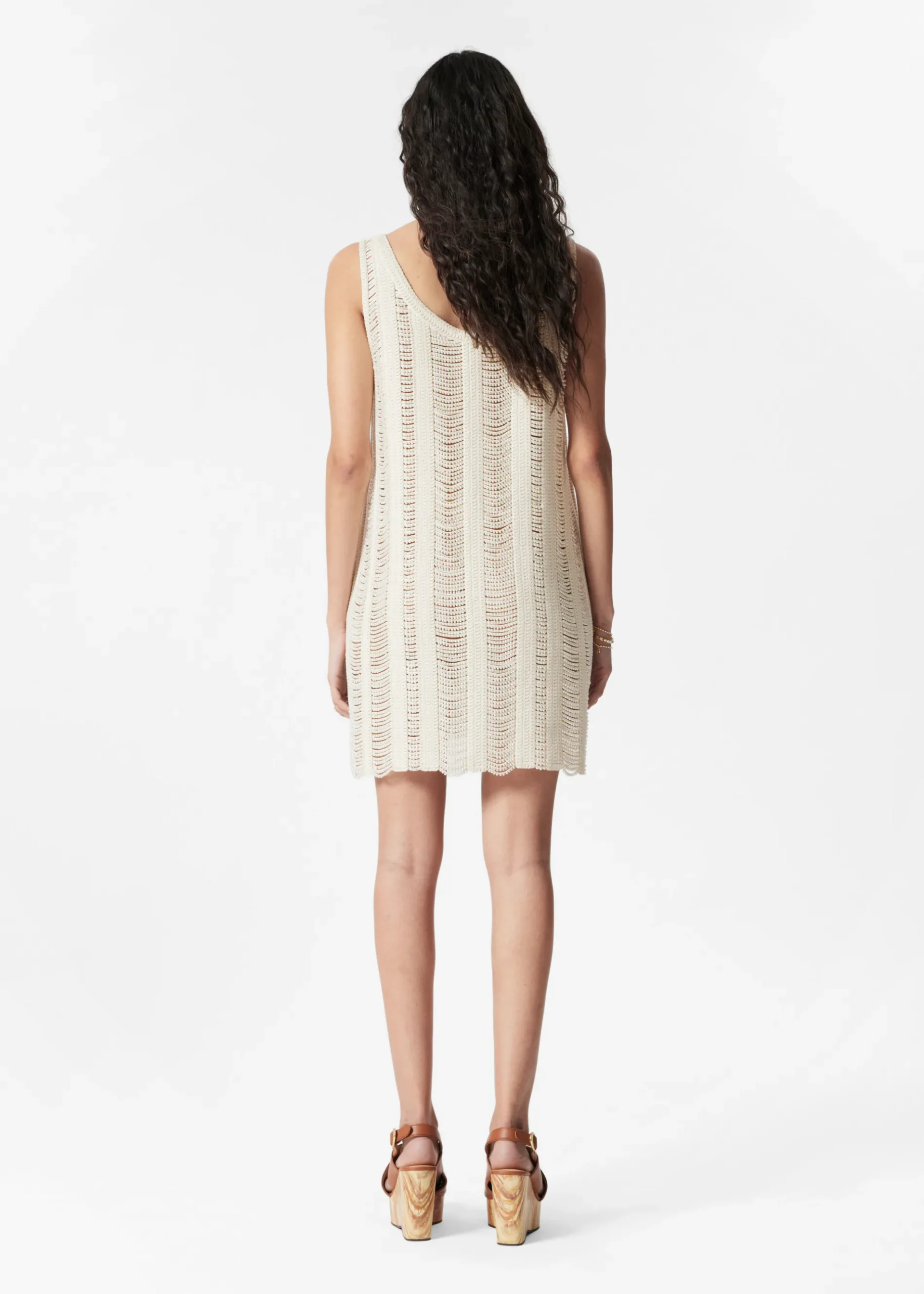 & Other Stories Mini-Strickkleid mit Perlen