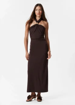 & Other Stories Neckholder-Midikleid