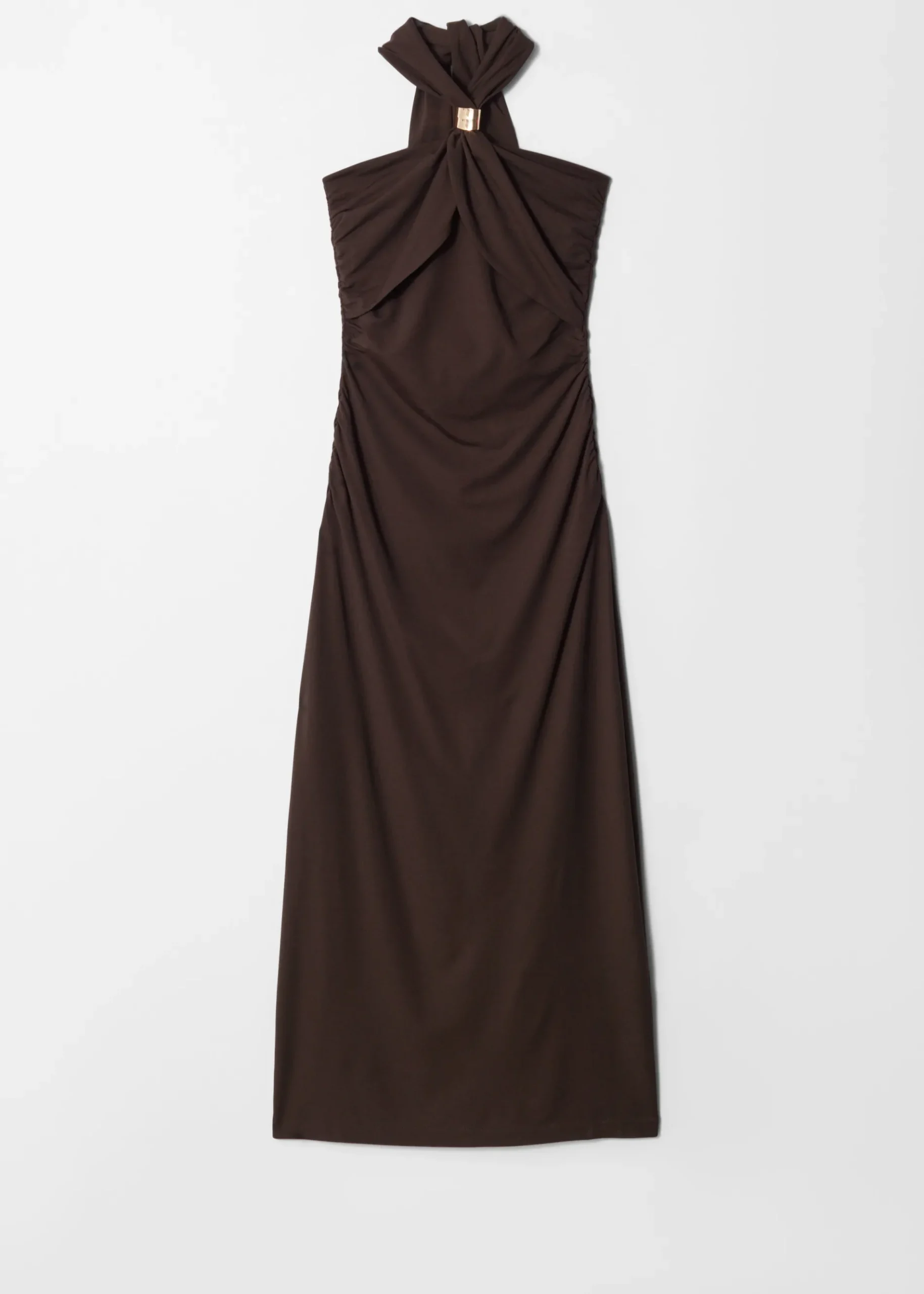& Other Stories Neckholder-Midikleid