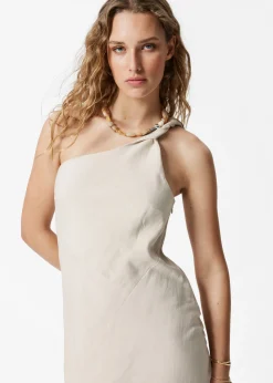 & Other Stories One-Shoulder-Midikleid