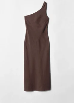 & Other Stories One-Shoulder-Midikleid