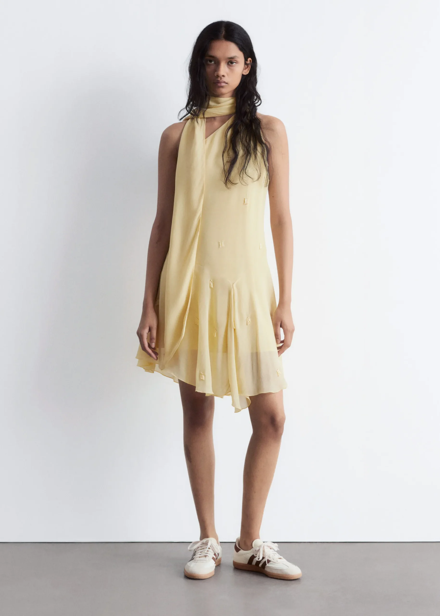 & Other Stories One-Shoulder-Minikleid