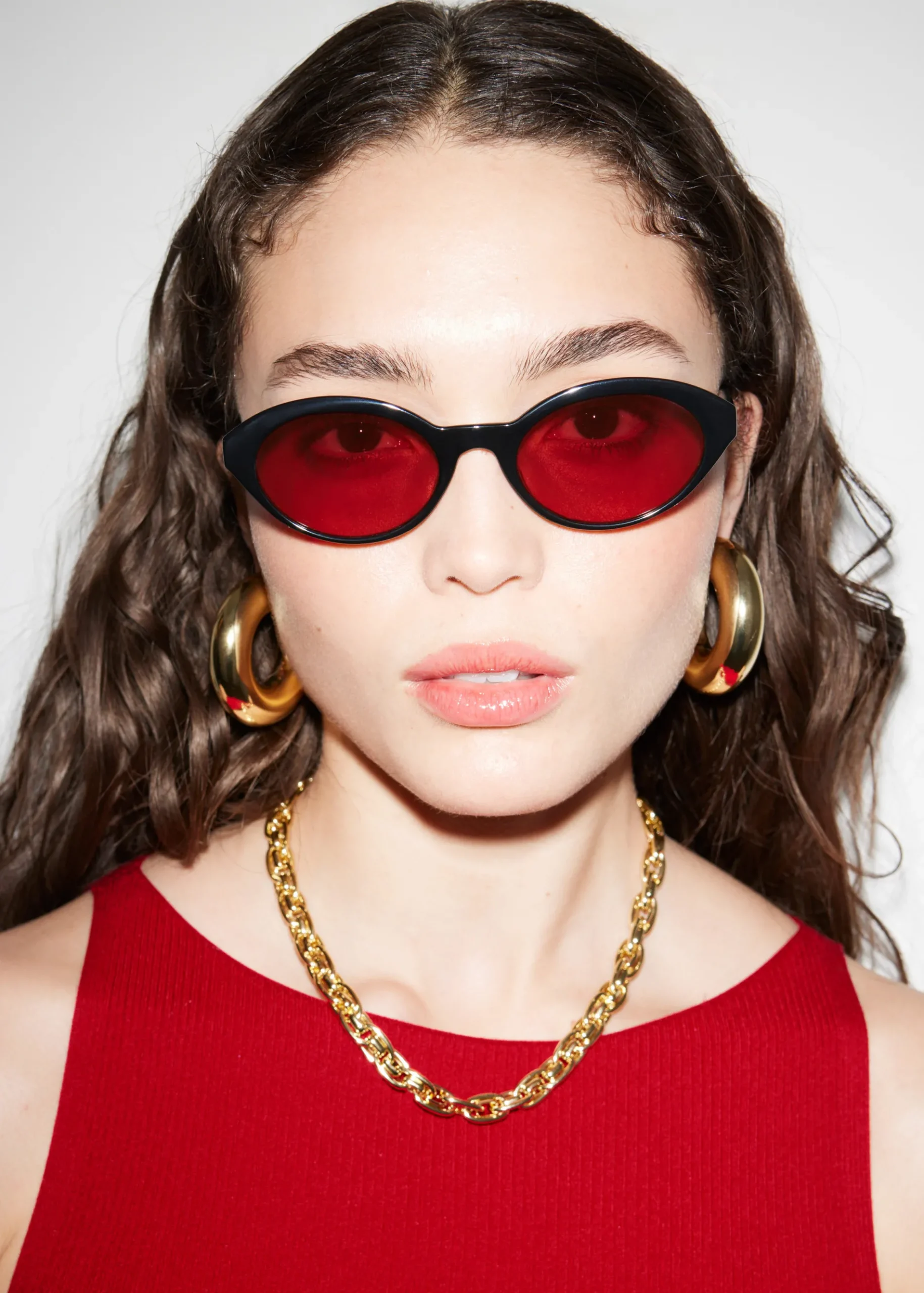 & Other Stories Ovale Sonnenbrille