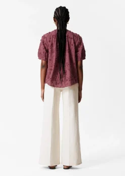 & Other Stories Oversized-Bluse mit Puffärmeln