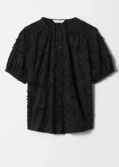 & Other Stories Oversized-Bluse mit Puffärmeln