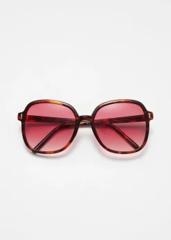 & Other Stories Oversized-Sonnenbrille mit schmalem Rahmen