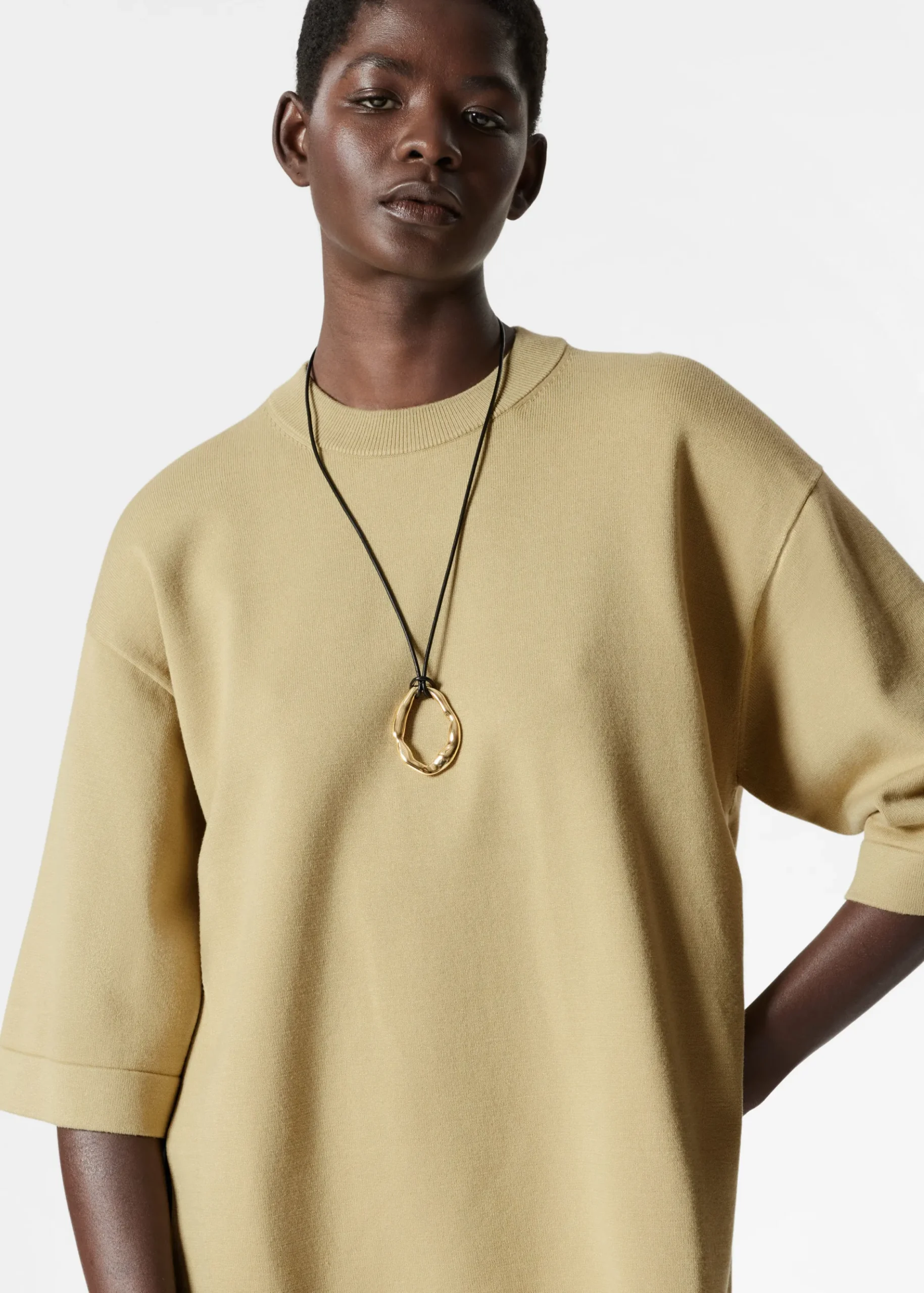 & Other Stories Oversized-T-Shirt aus Strick