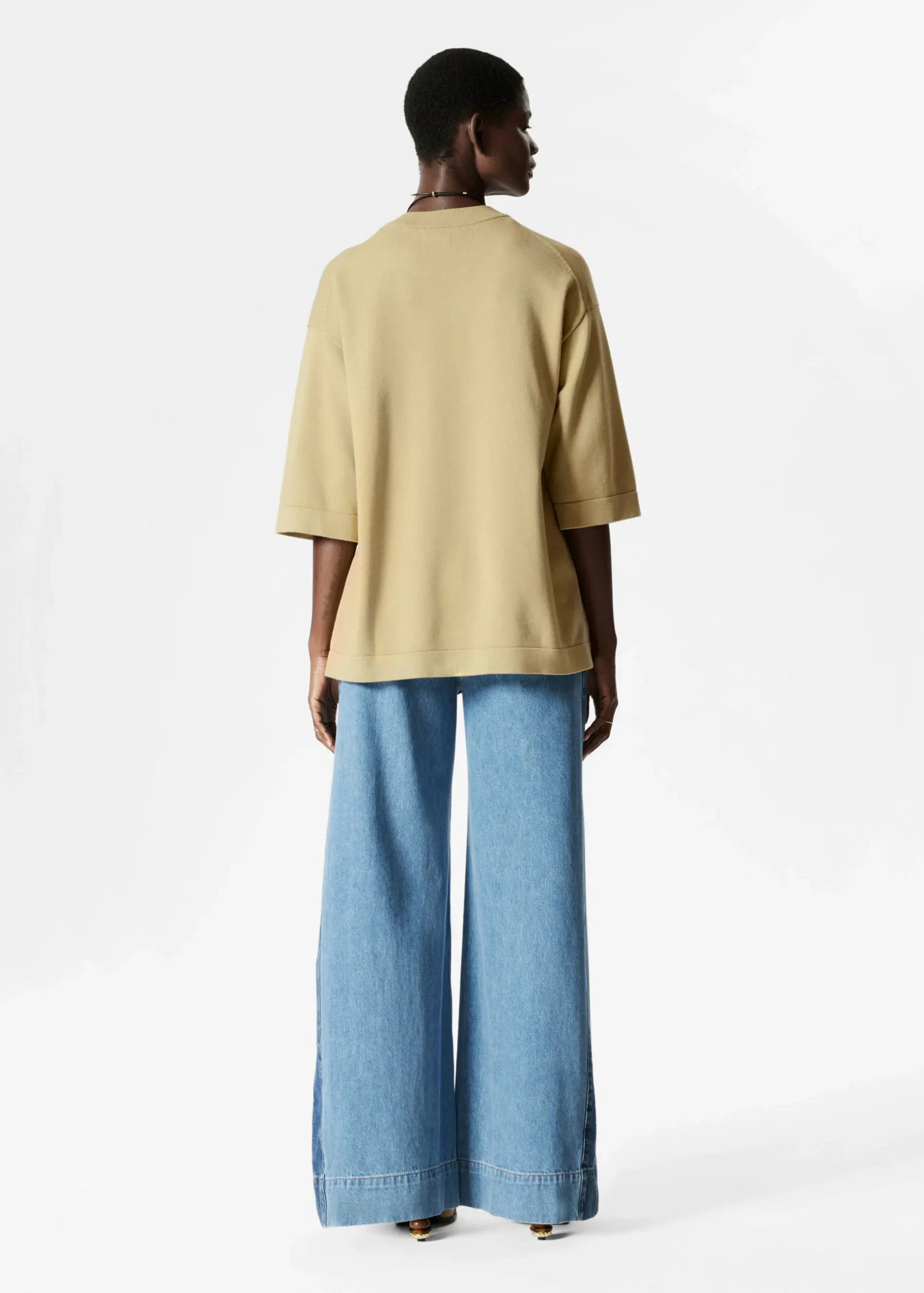 & Other Stories Oversized-T-Shirt aus Strick