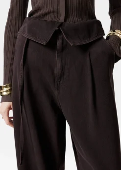 & Other Stories Paperbag-Jeans mit weitem Bein