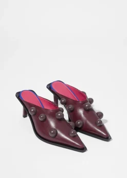 & Other Stories Perlenbesetzte Leder-Mules