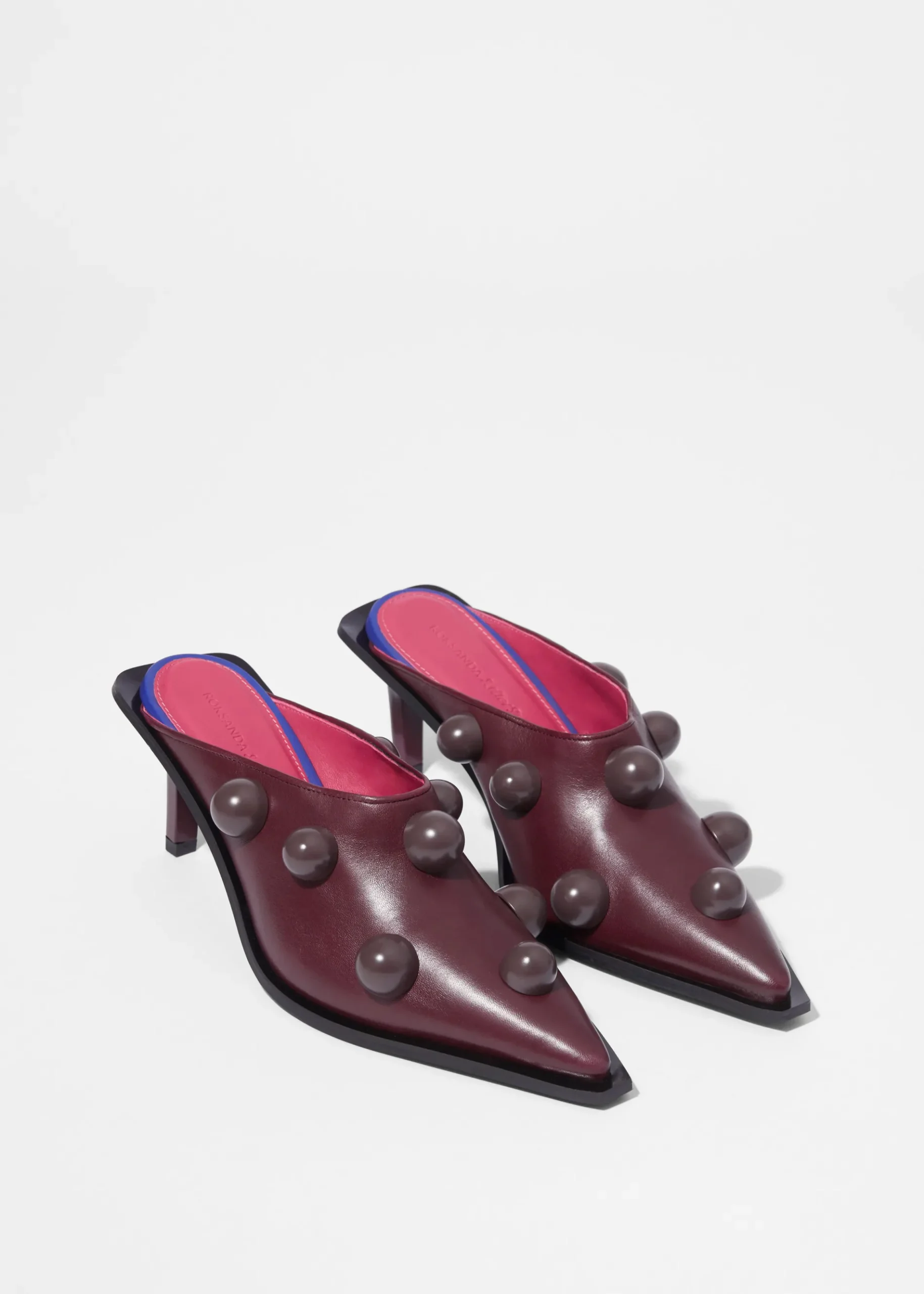 & Other Stories Perlenbesetzte Leder-Mules