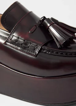 & Other Stories Plateau-Loafer aus Leder
