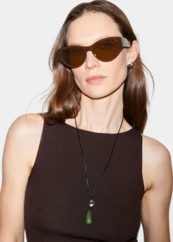 & Other Stories Polarisierte Cat-Eye-Sonnenbrille aus Acetat