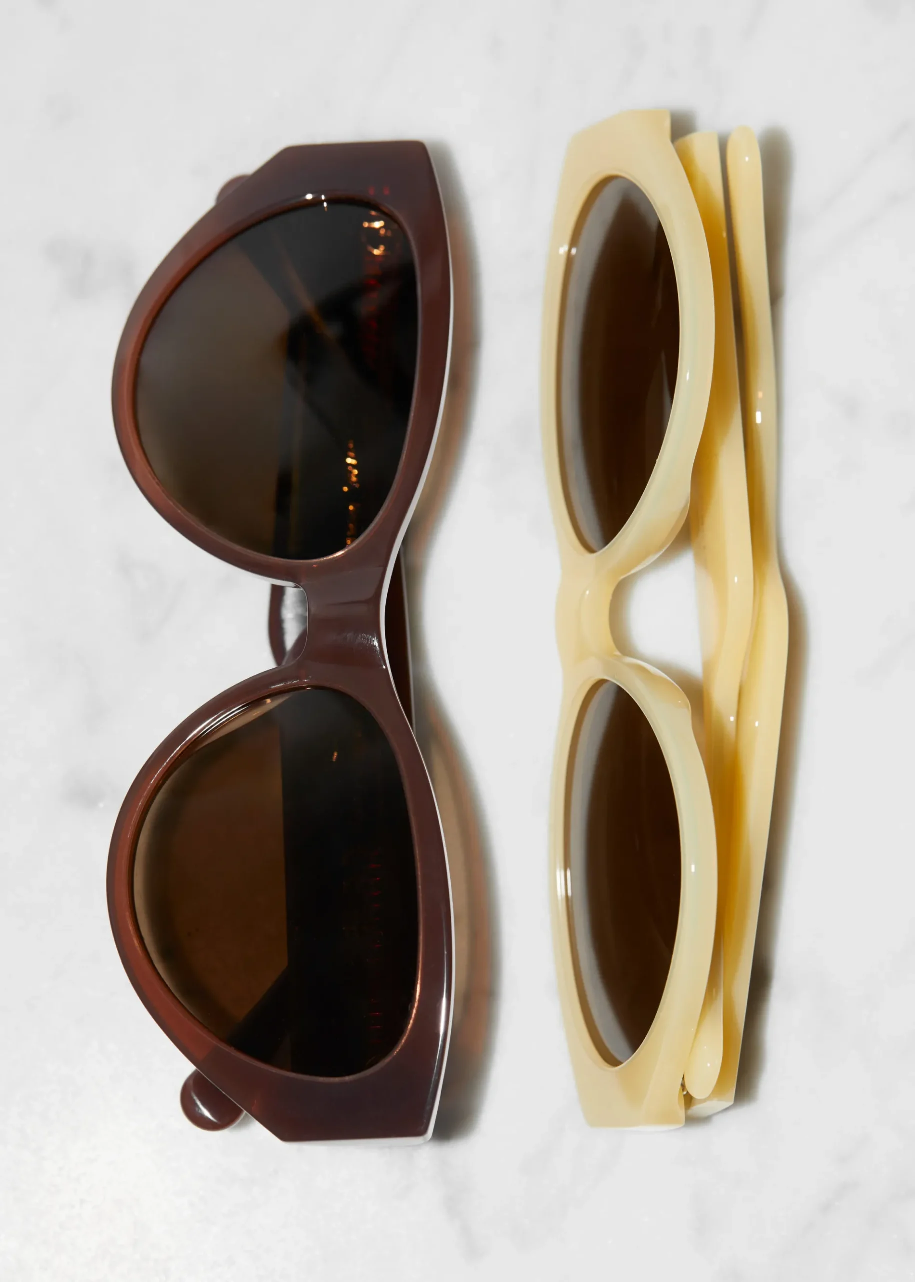 & Other Stories Polarisierte Cat-Eye-Sonnenbrille aus Acetat