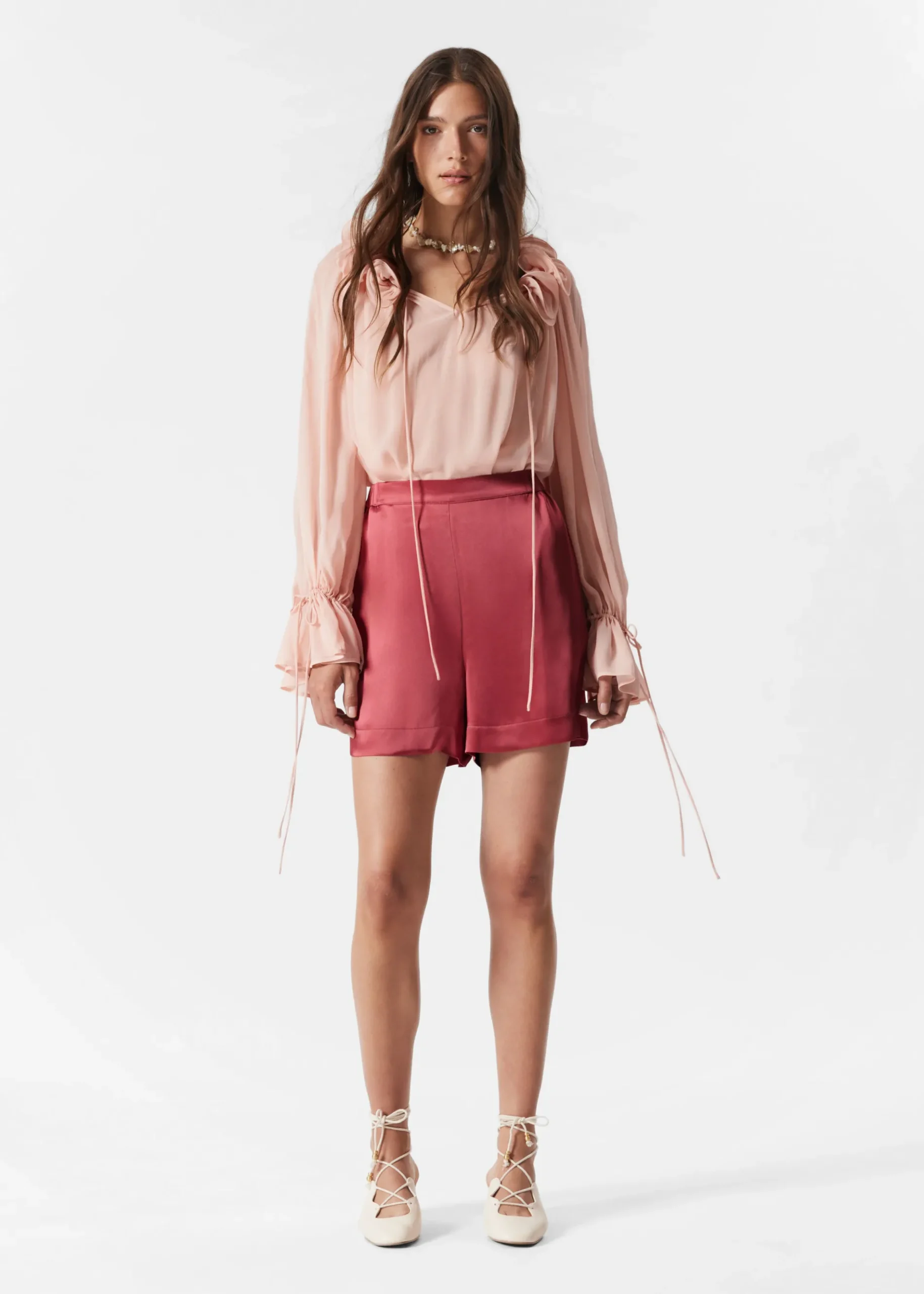 & Other Stories Pull-on-Shorts aus Satin