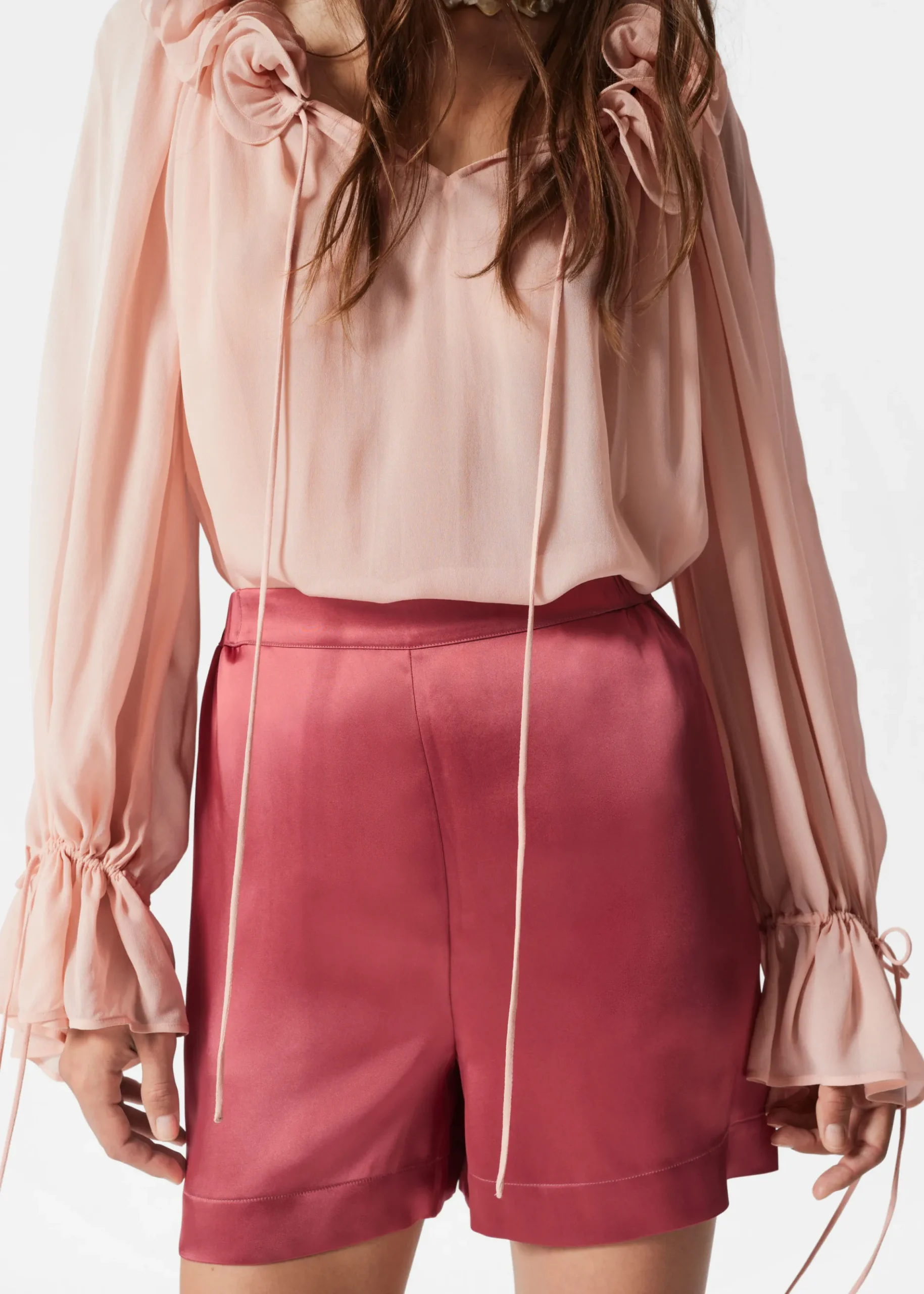 & Other Stories Pull-on-Shorts aus Satin