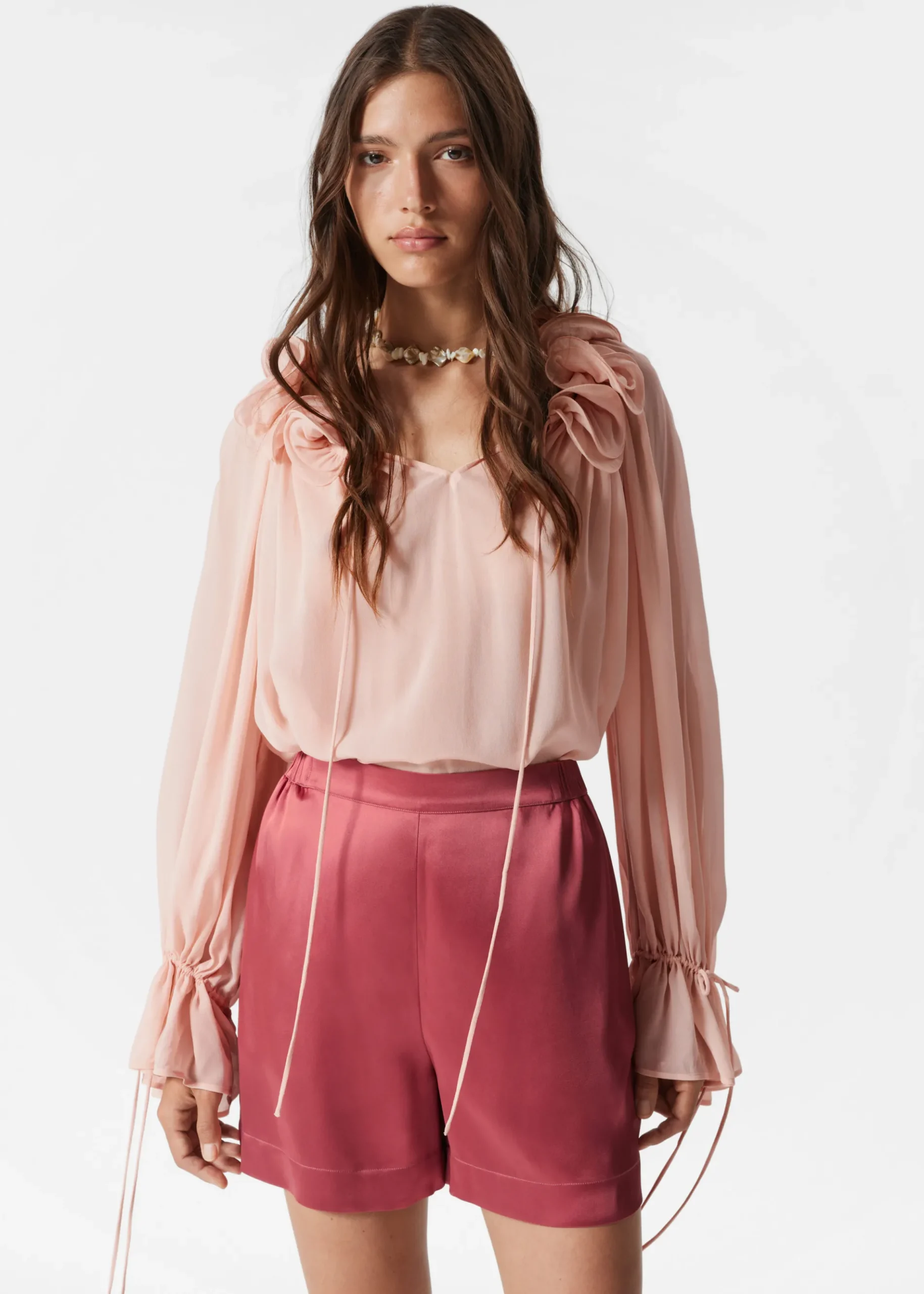 & Other Stories Pull-on-Shorts aus Satin