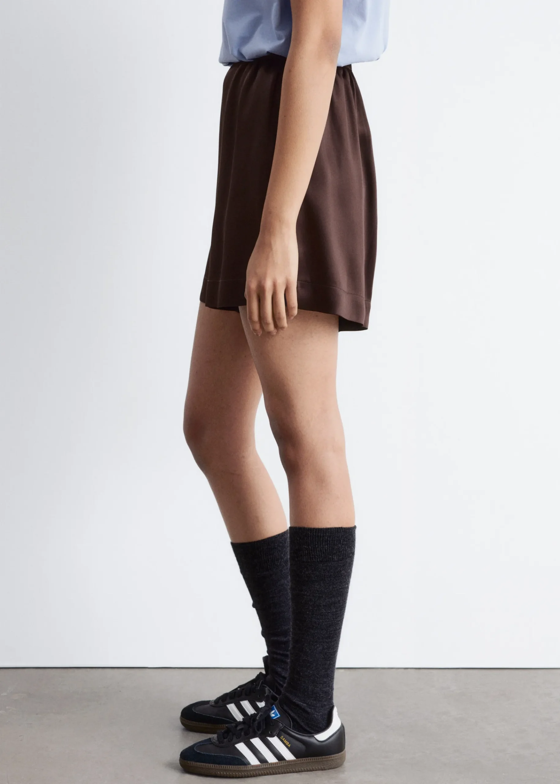 & Other Stories Pull-on-Shorts aus Satin