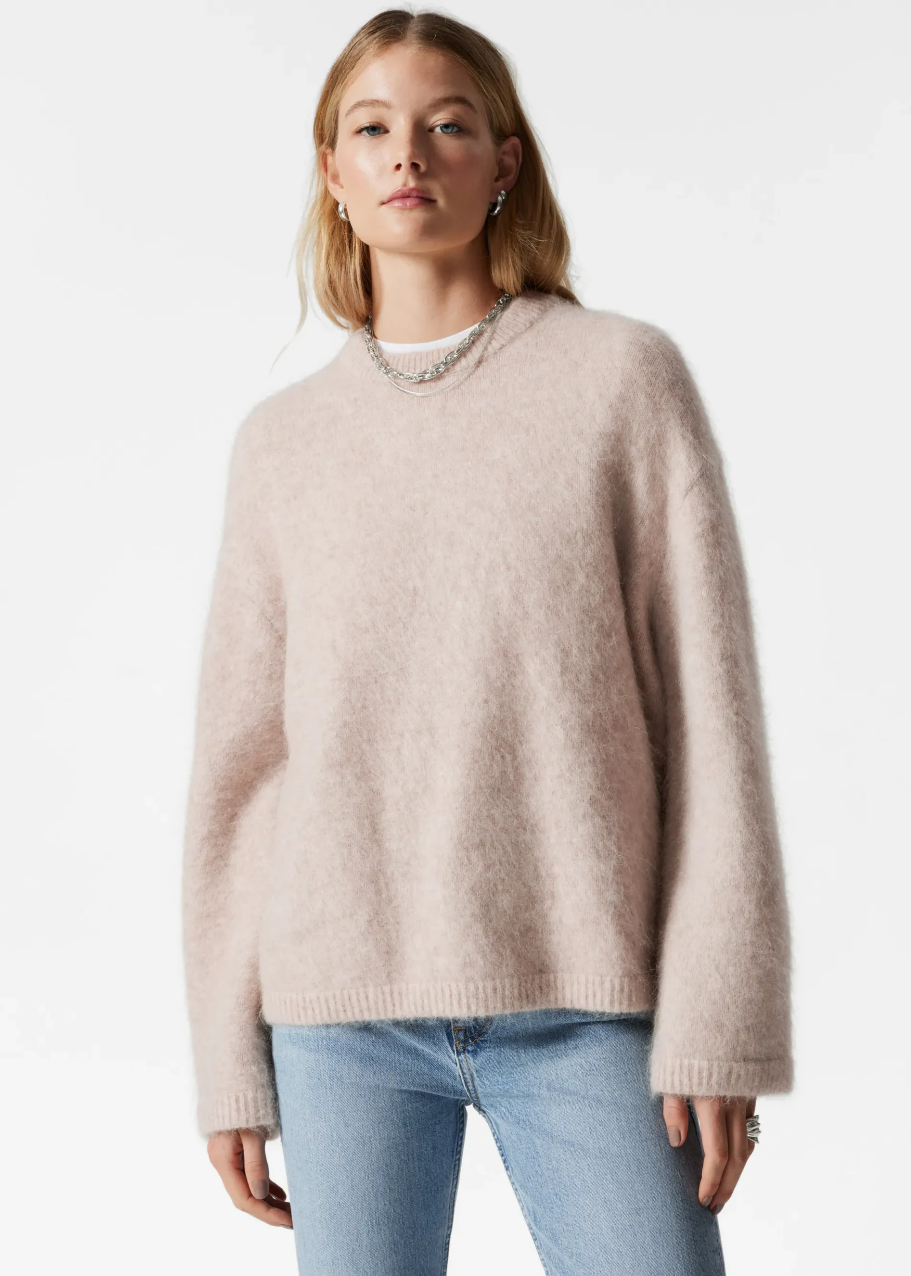 & Other Stories Pullover aus Mohair-Mix