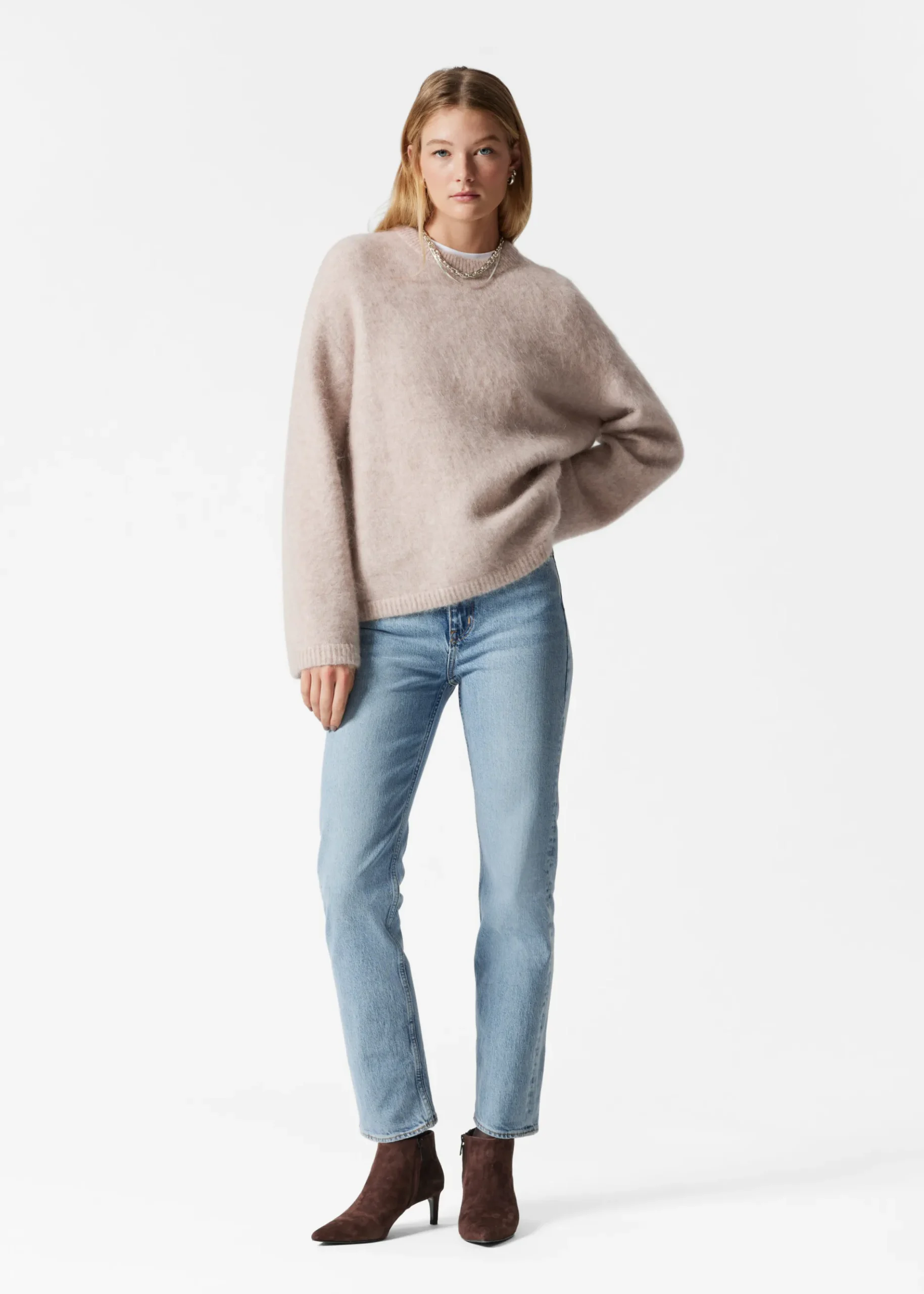 & Other Stories Pullover aus Mohair-Mix