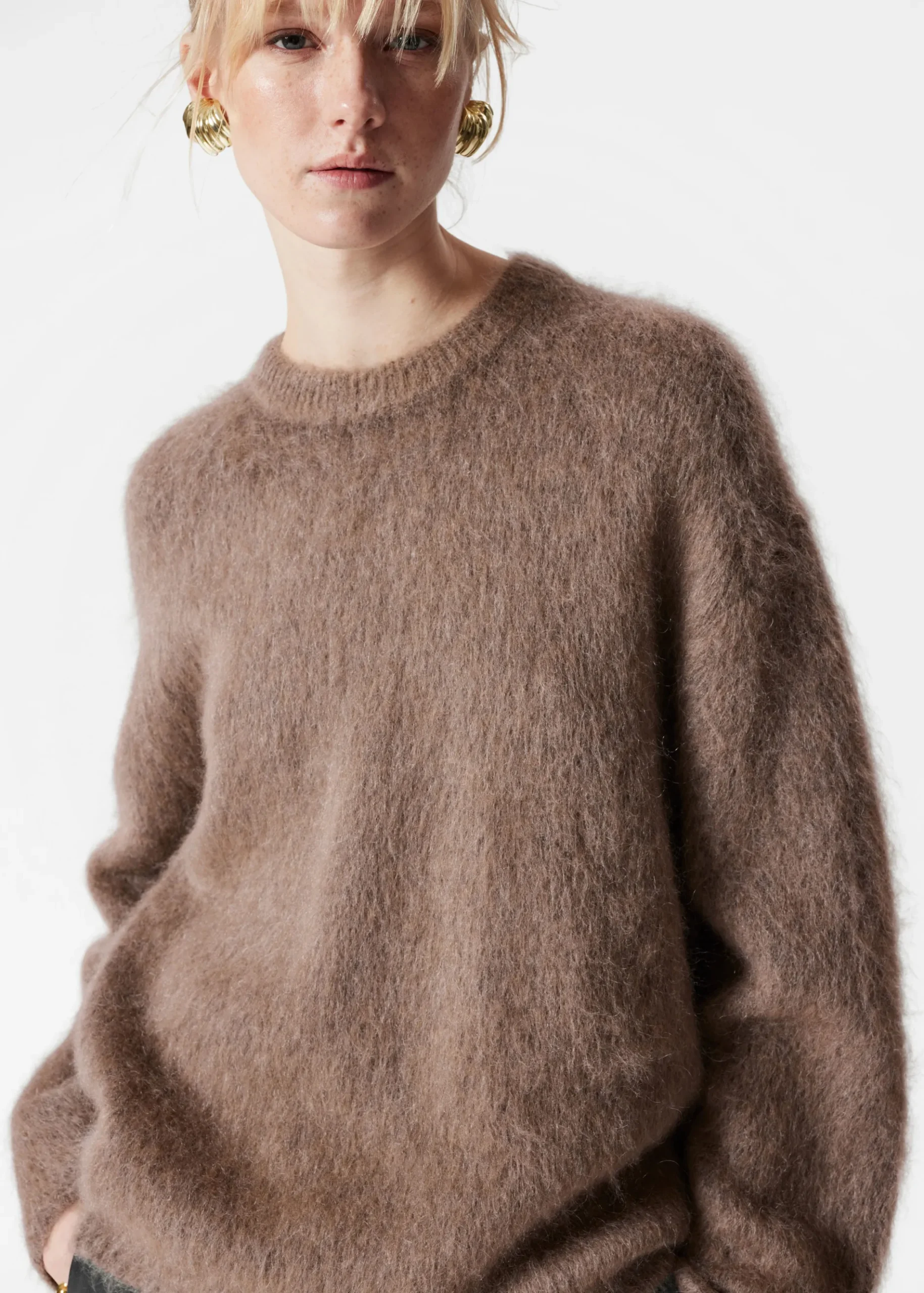 & Other Stories Pullover aus Mohair-Mix