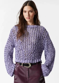 & Other Stories Pullover mit Lochstrickmuster