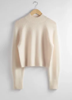 & Other Stories Pullover mit Stehkragen