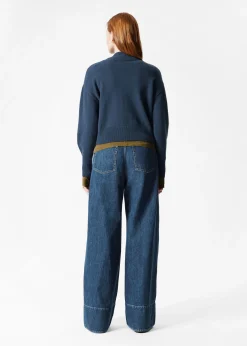 & Other Stories Pullover mit Stehkragen