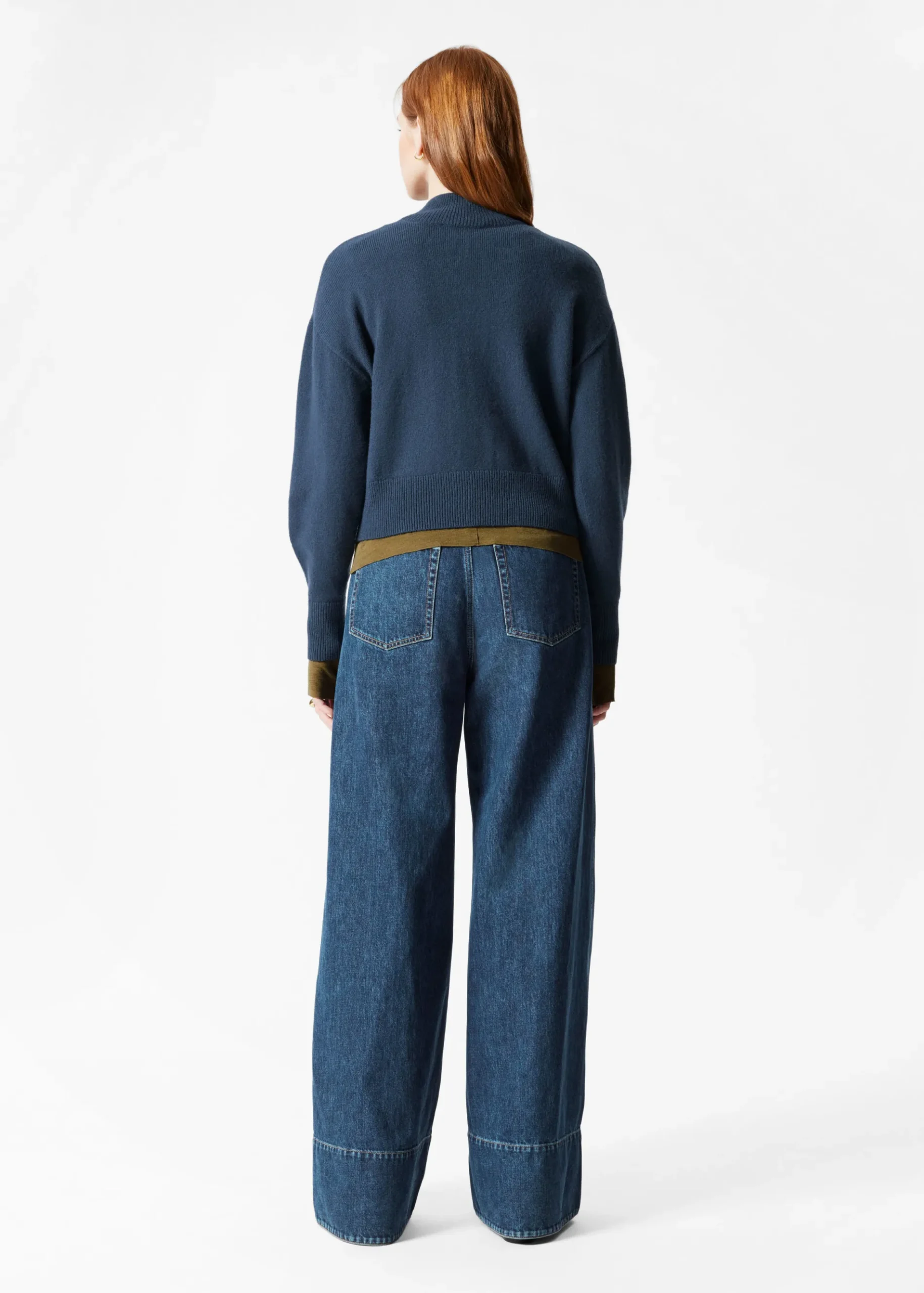 & Other Stories Pullover mit Stehkragen