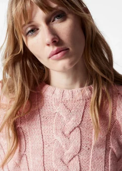 & Other Stories Pullover mit Zopfstrickmuster