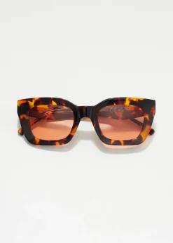 & Other Stories Rechteckige Sonnenbrille aus Acetat