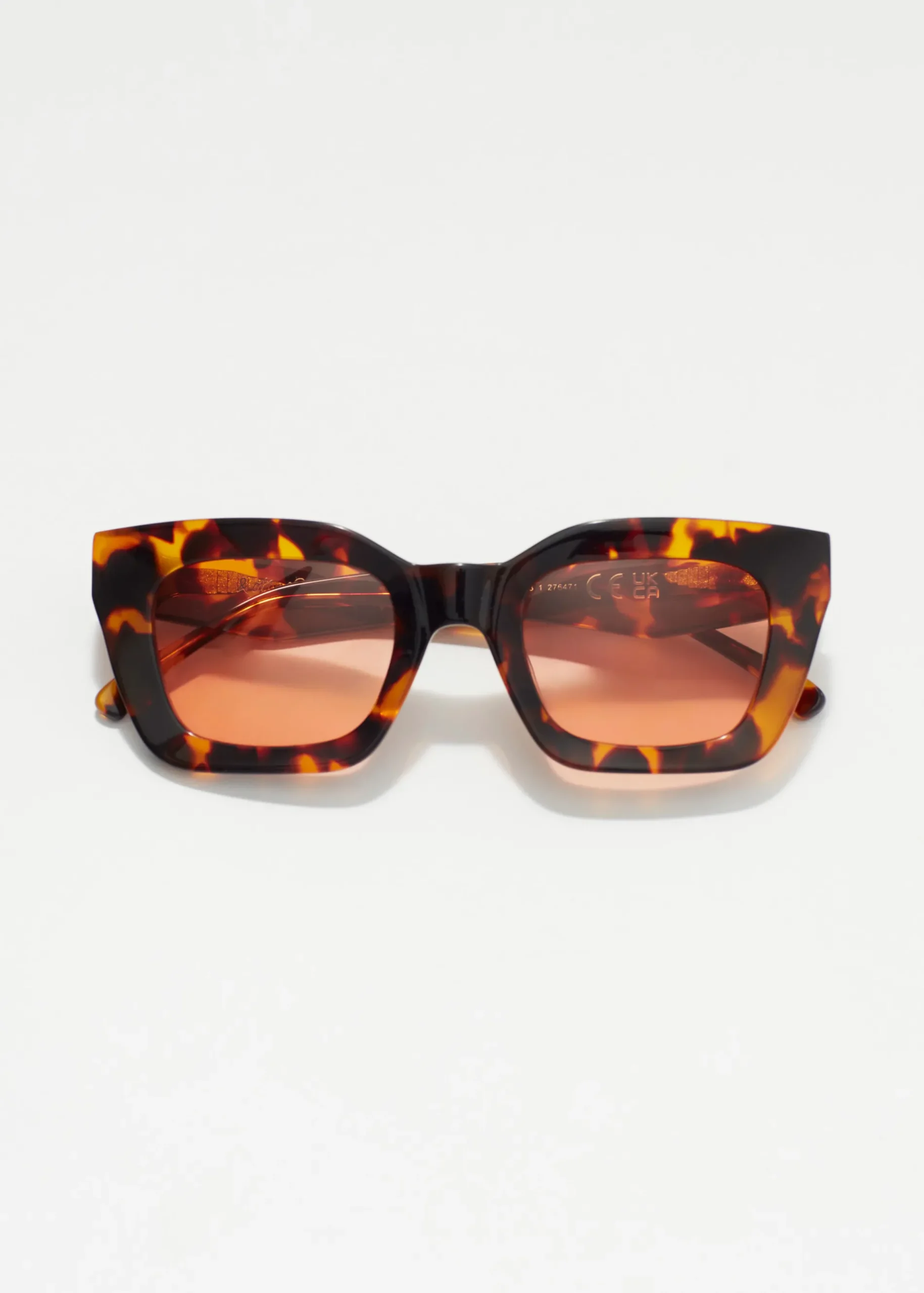 & Other Stories Rechteckige Sonnenbrille aus Acetat