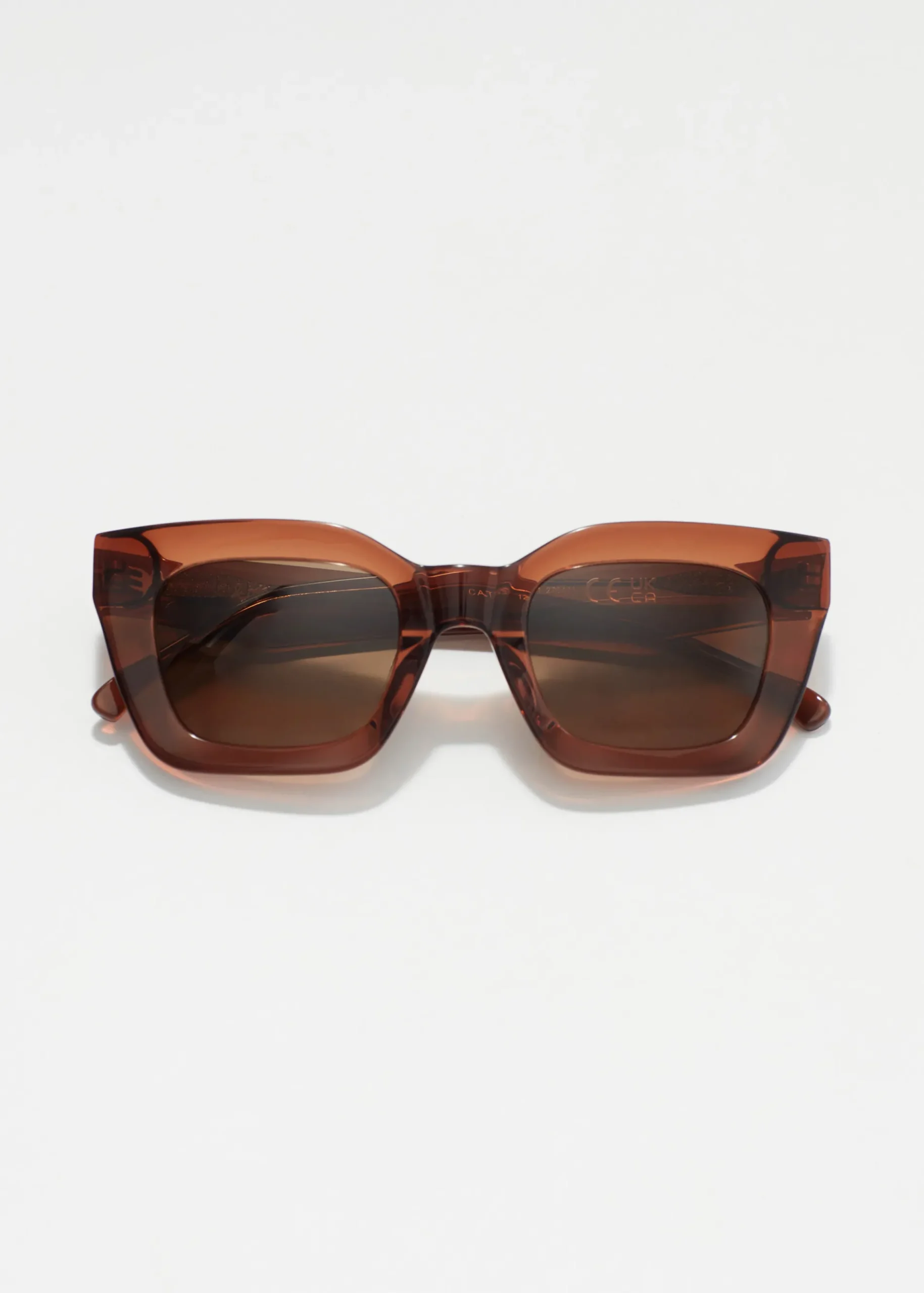 & Other Stories Rechteckige Sonnenbrille aus Acetat