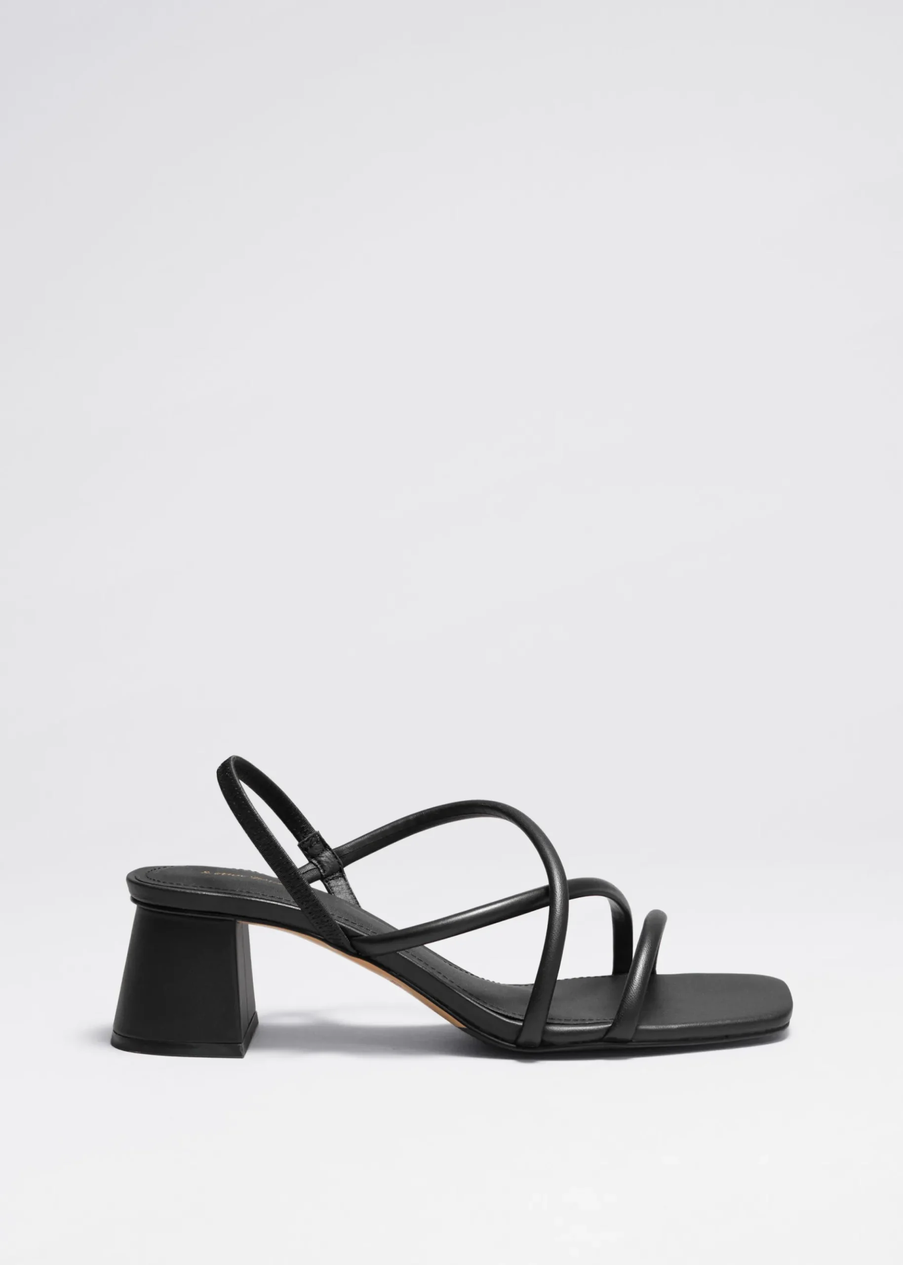 & Other Stories Riemchensandalen mit Blockabsatz